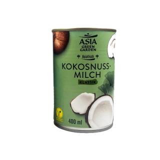 MLECZKO KOKOSOWE 400 G PUSZKI AZJA GREEN MLEKO TŁUSTE 91%